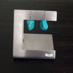 Faux turquoise earrings